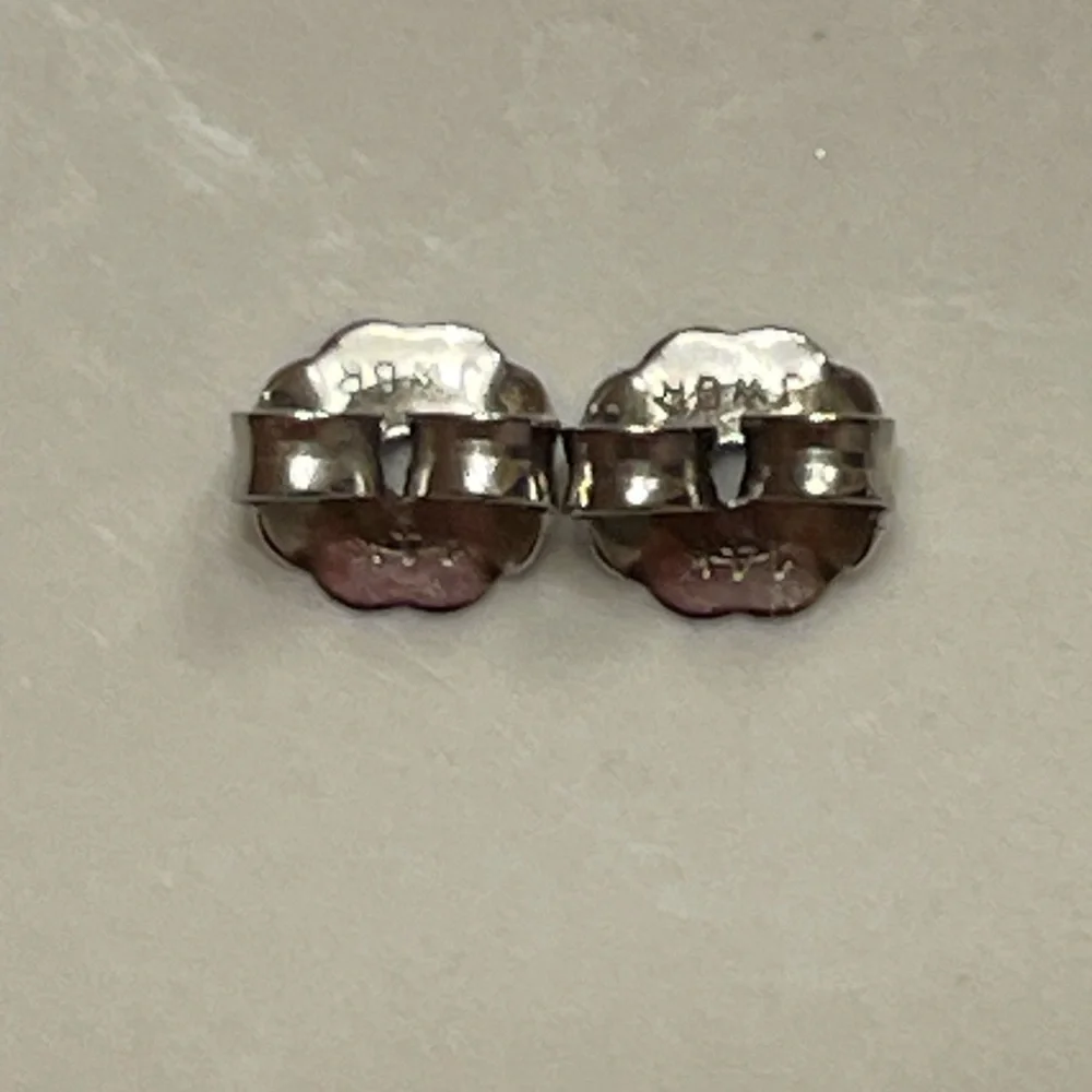 IGI Certified Emerald Cut Laboratory Grown Diamond Earrings 14K WG 1CTW NWT - Picture 7 of 9